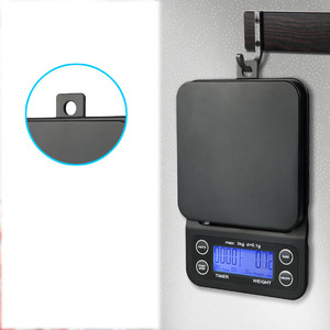 Portable 10kg Stainless Steel Digital <b>Kitchen</b> <b>Scales</b> Waterproof Pour-Over Coffee Tea Milk <b>Scale</b> for Household Use - Product Image 1