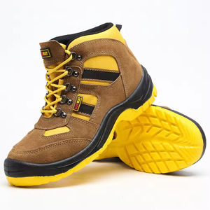 Botas de trabajo resistentes al desgaste para obras de construcción, ropa de trabajo, zapatos deportivos impermeables y antideslizantes para senderismo para hombres - Product Image 1