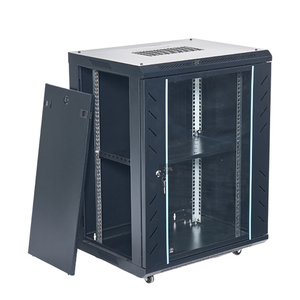 19 Inch Floor <b>Standing</b> Network Cabinet Server Rack 4U 6U 9U 12U SPCC Steel for Router Switch Vented Mesh <b>Doors</b> - Product Image 1