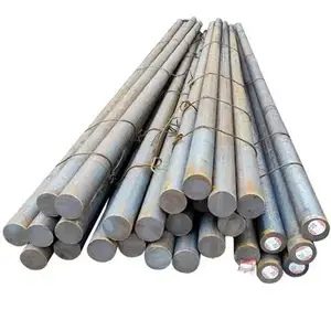 Hot Rolled Alloy Metal Iron Steel Rod ASTM 1018 1020 1045 Mild Carbon Round Steel Bars