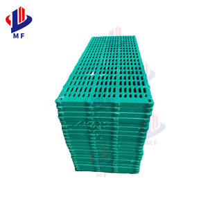 Nuevo Material <span class=keywords><strong>BMC</strong></span> 2,2 m X 0,6 m Tablero de estiércol de oveja de carga fuerte verde con espacio de 1,6 cm para granja de ovejas - Product Image 4