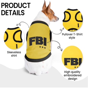 Camiseta <span class=keywords><strong>de</strong></span> algodón 100% para perros bordada 'Classy Sassy Bit Bossy' lavable a máquina lindo <span class=keywords><strong>chaleco</strong></span> para mascotas para perros grandes ropa rosa para perros - Product Image 3