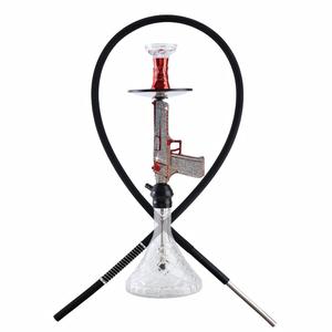 Hookah Resin Bentuk <span class=keywords><strong>Pistol</strong></span> Fancy Desert Eagle - Set Shisha <span class=keywords><strong>Pistol</strong></span> Berlian Baru untuk Merokok Air - Product Image 2