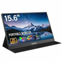 Monitor Portátil Innoview de 15.6 Pulgadas, 2K QHD 60Hz, con Tipo C para Laptop, Macbook, PS, Xbox, Switch