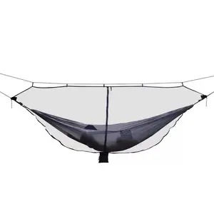 Venta al por mayor de alta calidad portátil al aire libre Camping separado Mosquito Net para dormir de senderismo viajando hamaca