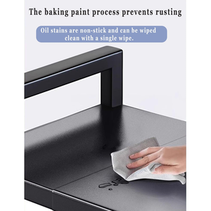 Soporte para Horno de Microondas, Ajustable en Altura y Ancho, Ahorra Espacio, Estante de Almacenamiento, Organizador de Despensa, Venta al Por Mayor de Fábrica - Product Image 3