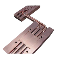 Plaque froide liquide liquide de refroidissement sans corrosion Refroidisseur d'eau en aluminium Refroidisseur d'eau personnalisé pour système de refroidissement CPU