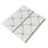 Plafonds en bois à estampage à chaud, panneaux de plafond en PVC pour chambre et salle de bain aux Philippines