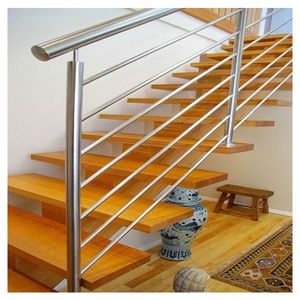 Ace Vòng Lan Can Ban Công Sân Hiên Sàn Cầu Thang Thép Không Gỉ Ống Màu Đen Thanh Thanh Lan Can Cho Biệt Thự Nhà Với Top Lan Can - Product Image 4