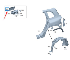 2477571200 è adatto per il tappo del serbatoio del carburante vicino al paraurti di <span class=keywords><strong>Mercedes</strong></span> Benz <span class=keywords><strong>GLB</strong></span> W247 - Product Image 4