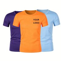 Schweres Baumwoll-T-Shirt Unisex Regular Fit Blank Gedrucktes Logo 180 200 Gsm 220 240 280 Hochwertiges T-Shirt Benutzer definiertes Logo