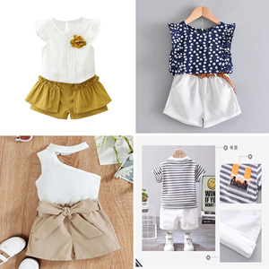 Conjunto de Camiseta y Pantalones Cortos de Verano Impermeables de Algodón Suave para Niños y Bebés, Estilo Casual de <span class=keywords><strong>Moda</strong></span> con Estampado de Dibujos Animados, 2 Piezas - Product Image 4