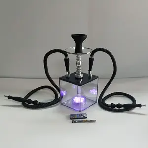 Fibra de carbono Babylon viaje pluma hookah electrónico portátil al por mayor China comercio turco shishabucks sisha hookah pipa conjuntos