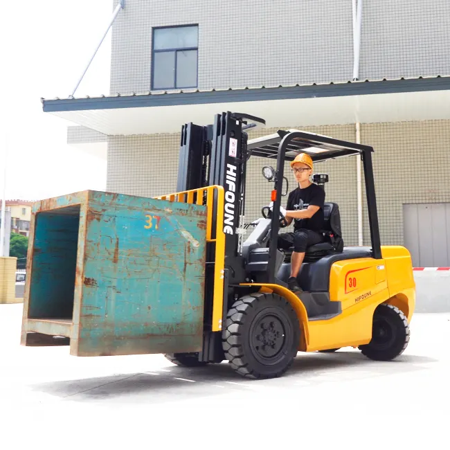 Motor Nissan Td27 Cpd 15 Fd30 dizel Forklift özelleştirilebilir 3.5 17 ton 4 bin ekran 10000 Kg kamyon ile Isuzu motoru C240