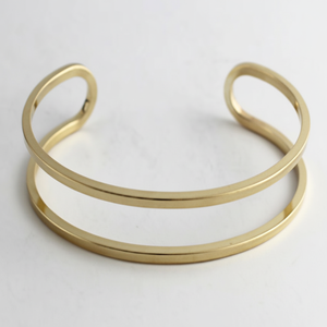 1940แคลิฟอร์เนียสีเขียวลายดอกไม้ใหม่สีน้ำตาลสร้อยข้อมือชาติพันธุ์กำไลข้อมืออเมริกันเครื่องประดับช่างฝีมือกำไลข้อมือทองเหลือง - Product Image 1