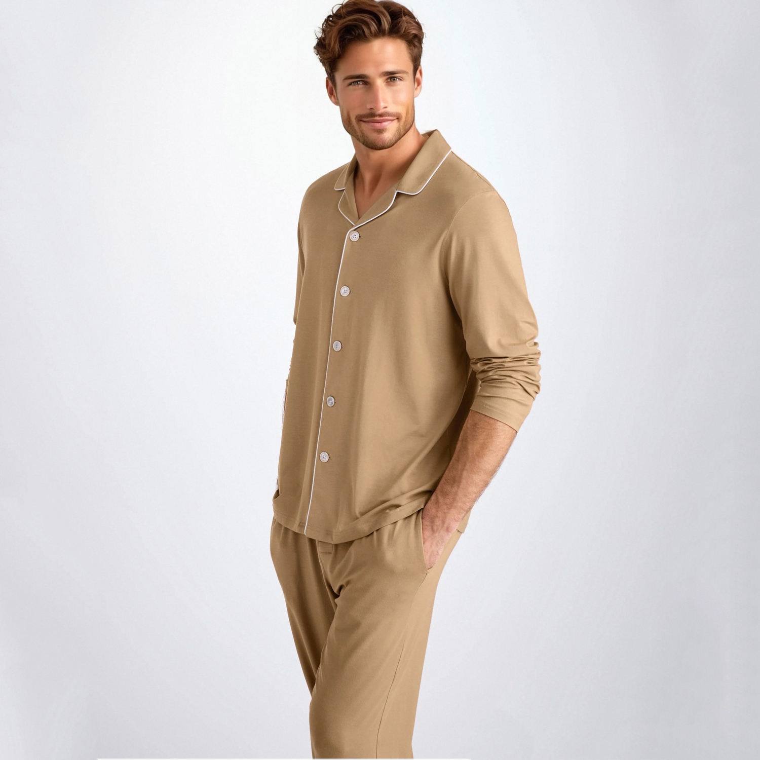 Shorts Luxury Loungewear Plus Size Men's Big And Tall Pajamas Sets