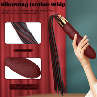 Neuartige erotische Vibrationspeitsche – BDSM-Alternative Sexspielzeug für Paare, Flirt-Lederpeitsche, Cosplay-Ausrüstung – Großhandel