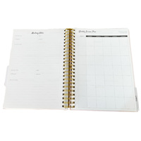 Agenda Personalizada A4, Diaria, Semanal y Mensual, Tapa Dura, Papel Reciclado, Encuadernación Wire-O, Impresión de Libros con Espiral