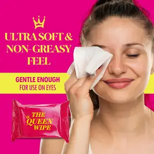 Lingettes démaquillantes à l'eau micellaire avec logo personnalisé lingettes humides nettoyantes pour le visage sensible et unique pour adultes de marque privée