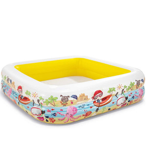 Inflatable Swimming Pool 180cm Outdoor Childrens Wading Pool With Sunshade For Home Lawn Play - Product Image 5