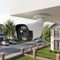 Caméra IP Bullet PoE 5MP couleur double lumière, entièrement métallique, IP67, pour extérieur, compatible NVR VMS, SDK API OEM ODM
