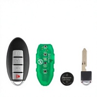 Clé Intelligente Universelle Autel IKEY IKEYNS004AL NS004AL avec Boutons de Verrouillage/Déverrouillage/Voiture/Panique pour Clé Intelligente Autel KM100