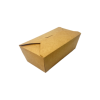 Boîte d'emballage ouverte imprimée sur mesure adaptée aux boîtes à emporter pour collations et aux matériaux de qualité alimentaire Boîte alimentaire