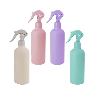 wholesale color and size PET bottle trigger bottle spray nude plastic spray bottle with trigger cap