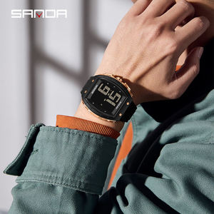 SANDA 6222 Children Waterproof Electronic Digital <b>Watch</b> <b>Men</b> Relogio Montre Reloj Para Hombre Voice Timing Wristwatch for <b>Mens</b> - Product Image 5