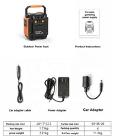Station d'alimentation portable personnalisée 220V alimentation extérieure avec batterie au lithium-ion prise américaine pour le camping et les activités de plein air