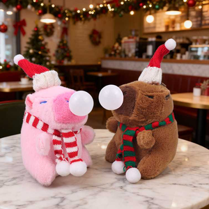 Factory Direct Sales Christmas Bear Plush Keychain Toy Plush Toys 4inch Stuffed Animal Toys <b>Claw</b> <b>Machine</b> Toys for <b>Kids</b> Party Bag - Product Image 1