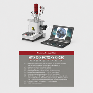Reactor Industrial Serie K HT-CSC con Cámara de Reacción Encamisada, <span class=keywords><strong>Agitador</strong></span> Magnético Químico de Alta Presión 7.5MPa, Eléctrico, Capacidad 100ml, 220V - Product Image 3