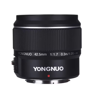 Yongnuo เลนส์ไพรม์มาตรฐาน F1.7M YN42.5mm สำหรับกล้อง DSLR M4/3เมาท์เลนส์ af/mf รูรับแสงกว้างสำหรับ E-PL9โอลิมปัส <span class=keywords><strong>GF9</strong></span> GF8 - Product Image 1