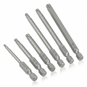 Punta de <span class=keywords><strong>Destornillador</strong></span> Torx T15 Industrial para Herramientas Eléctricas, 65 mm, Magnética, Acero S2, Vástago Hexagonal de 1/4 de Pulgada, Proveedor al por Mayor - Product Image 1