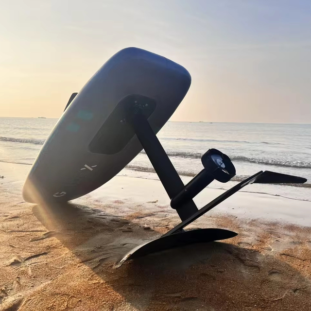 New E-SUP Inflatable Electric Hydrofoil Surfboard (Stitch + PVC + EVA) Portable & Foldable for Ocean Motorized Water Sports