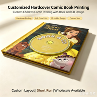 Offre Spéciale : Impression Personnalisée de Bandes Dessinées à Couverture Rigide – Impression Économique de Livres, Livres d'Histoires et Livres pour Enfants avec CD