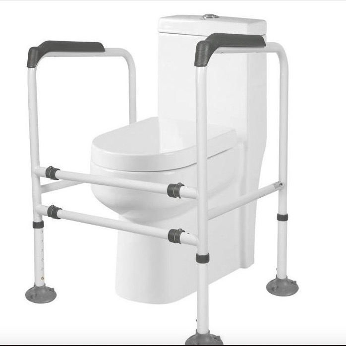 Подлокотник для туалета для пожилых людей, подлокотник для туалета серого цвета