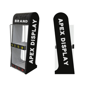 Apex bền rõ ràng cửa sổ Acrylic hiển thị đứng mới khói cửa hàng truy cập hàng đầu giá với đánh bóng bề mặt nhà máy trực tiếp - Product Image 6