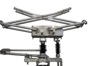 Interrupteur sectionneur monocolonne à double bras GW6A, 3 pôles, équipement de distribution d'énergie à liaison électrique - Product Image 2