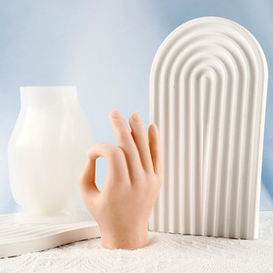 DIY Gesture Candle Silicone <b>Mold</b> Customizable <b>Hand</b> Shape For Home Decoration Valentine'S Day Gift Making Kit - Product Image 3