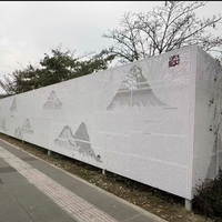 Paneles de Aluminio Perforados Artísticos con Tamaños de Orificios Personalizados para Patrones de Imágenes Únicos en Fachadas de Edificios y Muros Cortina