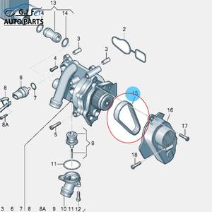 06 H121605E 06 L121605A OEM Motor wasserpumpe Zahnriemen für Audi A3 A4 A5 A6 Q5 für VW Passat CC Golf MK A3 A4 Q5 TT EA888 - Product Image 6