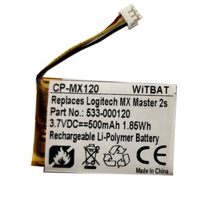 533-000120 pour la batterie de la souris sans fil Logitech <span class=keywords><strong>MX</strong></span> Anywhere <span class=keywords><strong>2S</strong></span> - Product Image 1