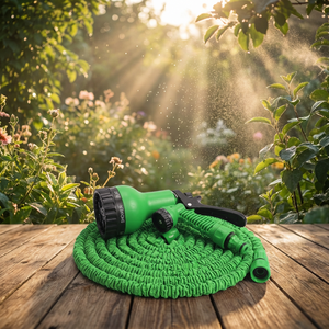 Manguera de Jardín Comercial al por Mayor, Manguera Mágica, <span class=keywords><strong>Extensible</strong></span> 3 Veces, Conector de Poliéster, <span class=keywords><strong>para</strong></span> Lavado de Autos y Riego de Plantas - Product Image 1