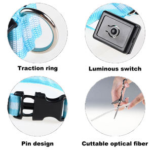 Luz nocturna ajustable mascota perro gato perro luz de seguridad flash collar 2023 recargable LED luz perro mascota collar hecho en <span class=keywords><strong>China</strong></span> - Product Image 6
