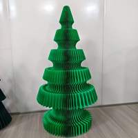 Y1125 Faltbarer Weihnachtsbaum für Innenräume Papier-Weihnachtsbaum für Einkaufszentren Weihnachtsdekoration für Atmosphäre
