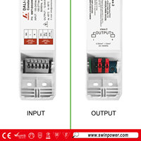 Transformador de controlador LED DALI-2 regulable de corriente constante ultradelgada 20W fuente de alimentación de caja de plástico 700mA