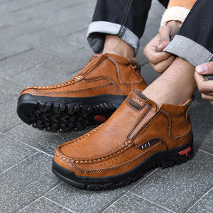 2025 nouveaux hommes transfrontaliers pour Martin bottes chaudes grande taille <span class=keywords><strong>Chukka</strong></span> chaussures en cuir décontractées chaussons d'extérieur - Product Image 4