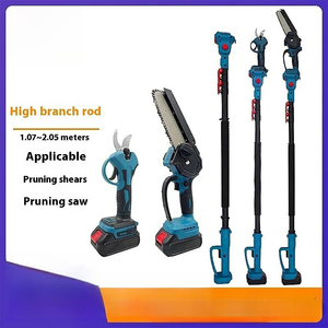 Gunting listrik tongkat ekstensi kelas industri, 1.15m/2m gunting listrik pemangkas ketinggian tinggi dan gunting cabang tinggi untuk penggunaan gergaji rantai - Product Image 3