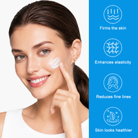 Crème Visage au Peptide de Cuivre Bleu Marque Blanche 30g Anti-Âge Raffermissante Repulpante Hydratante Cosmétique Coréenne OEM ODM